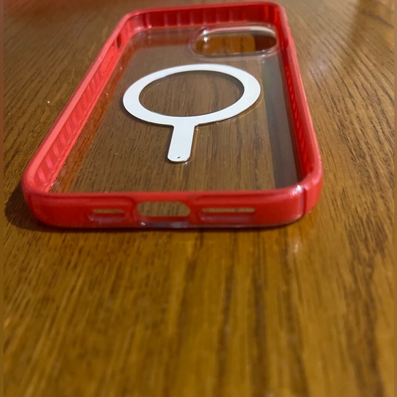 iPhone 12 Pro Max Speck Red Bumper Magsafe Case - Picture 5 of 7